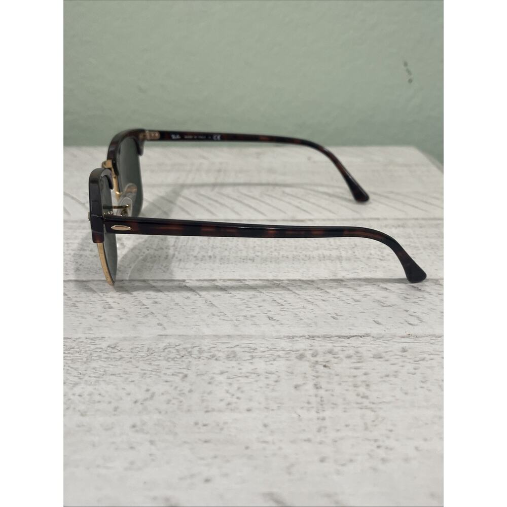 Ray-Ban RB3016 Clubmaster Classic Sunglasses Tortoise w Case. - Picture 4 of 10
